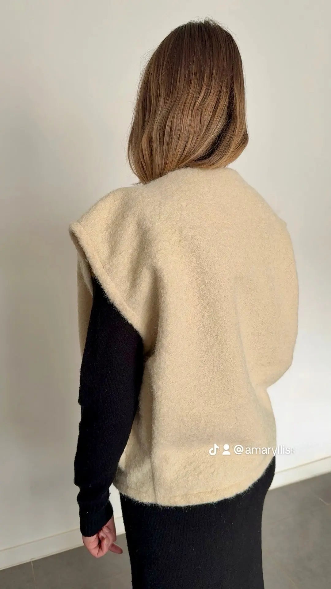 Gilet sans manches Louise Amaryllis