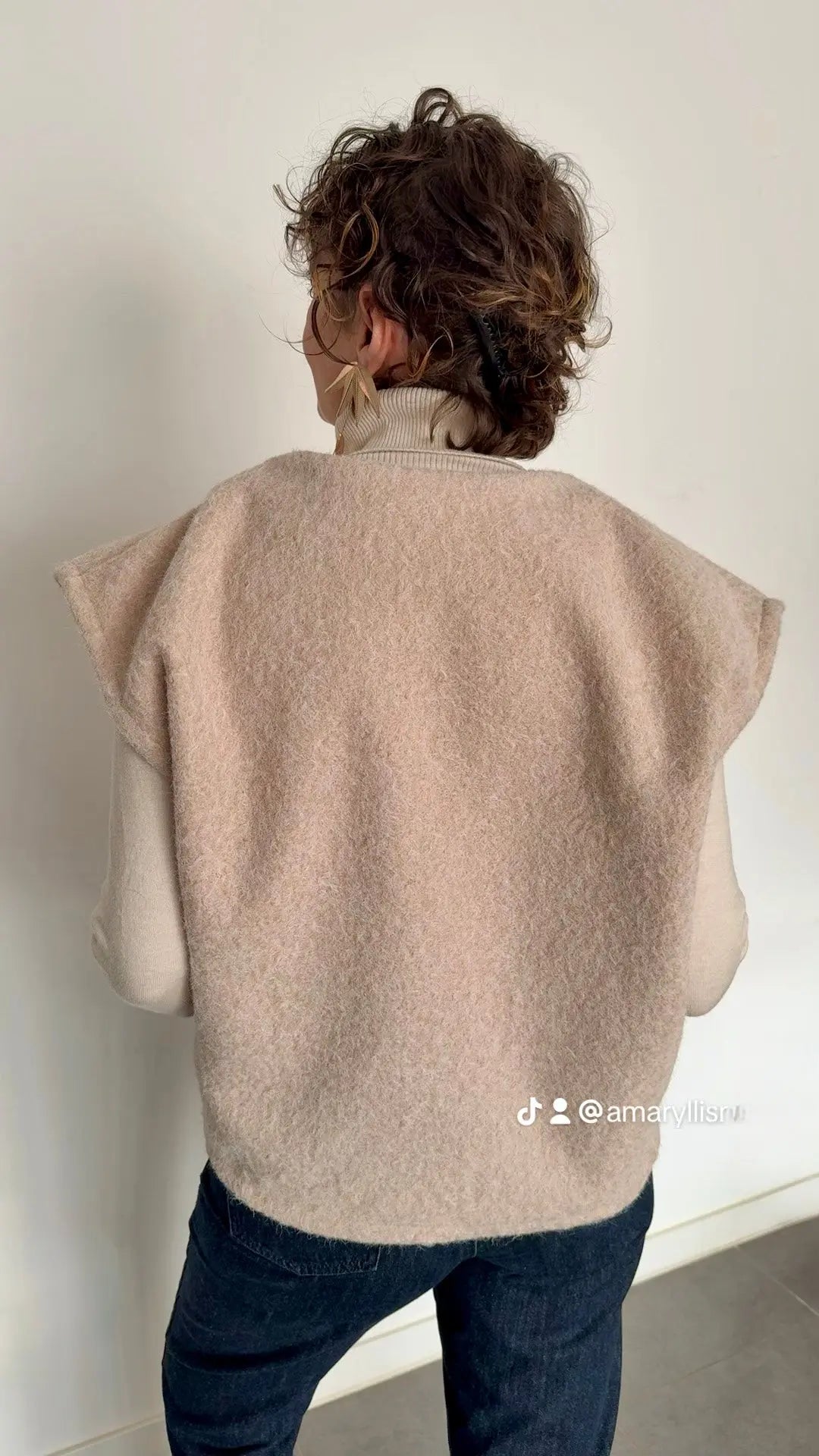 Gilet sans manches Louise Amaryllis