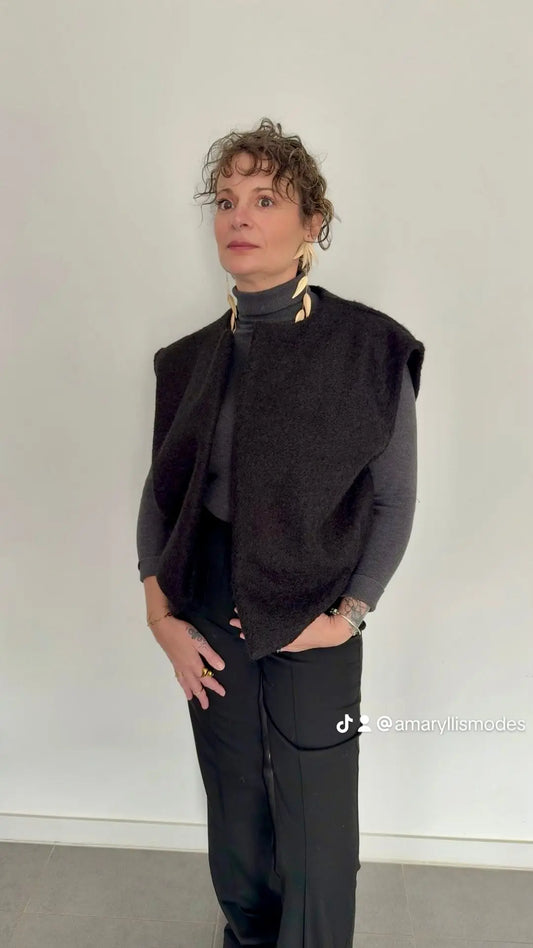 Gilet sans manches Louise Amaryllis