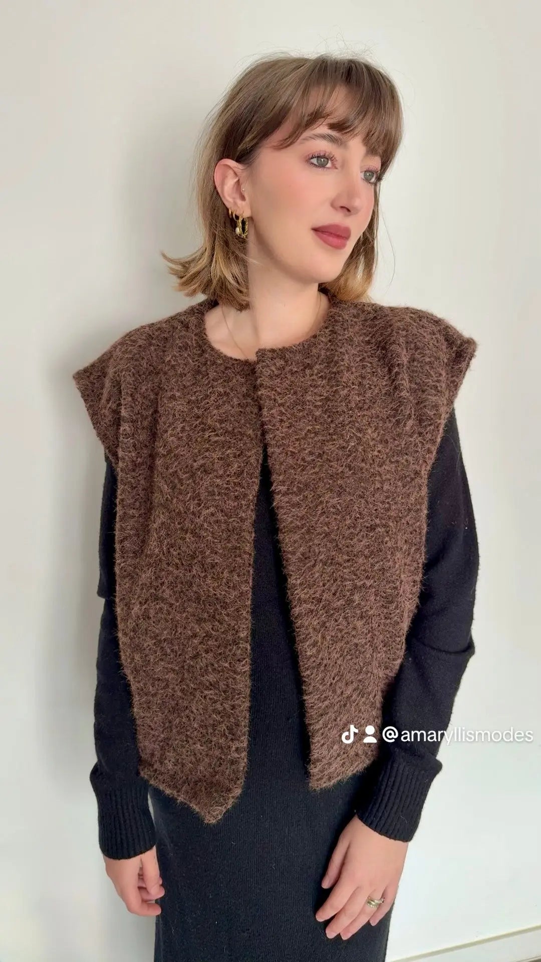 Gilet sans manches Louise Amaryllis