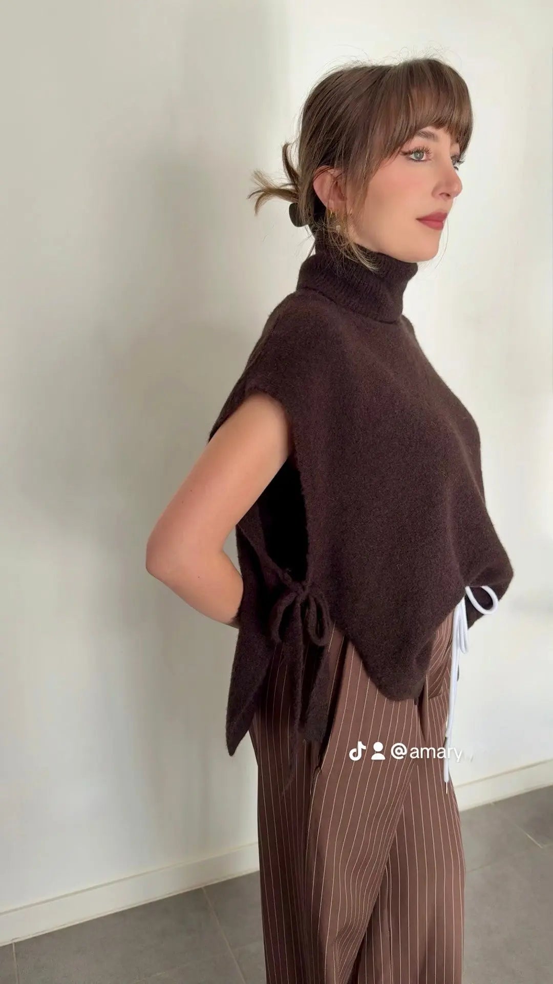 Pull sans manches Jacqueline Amaryllis