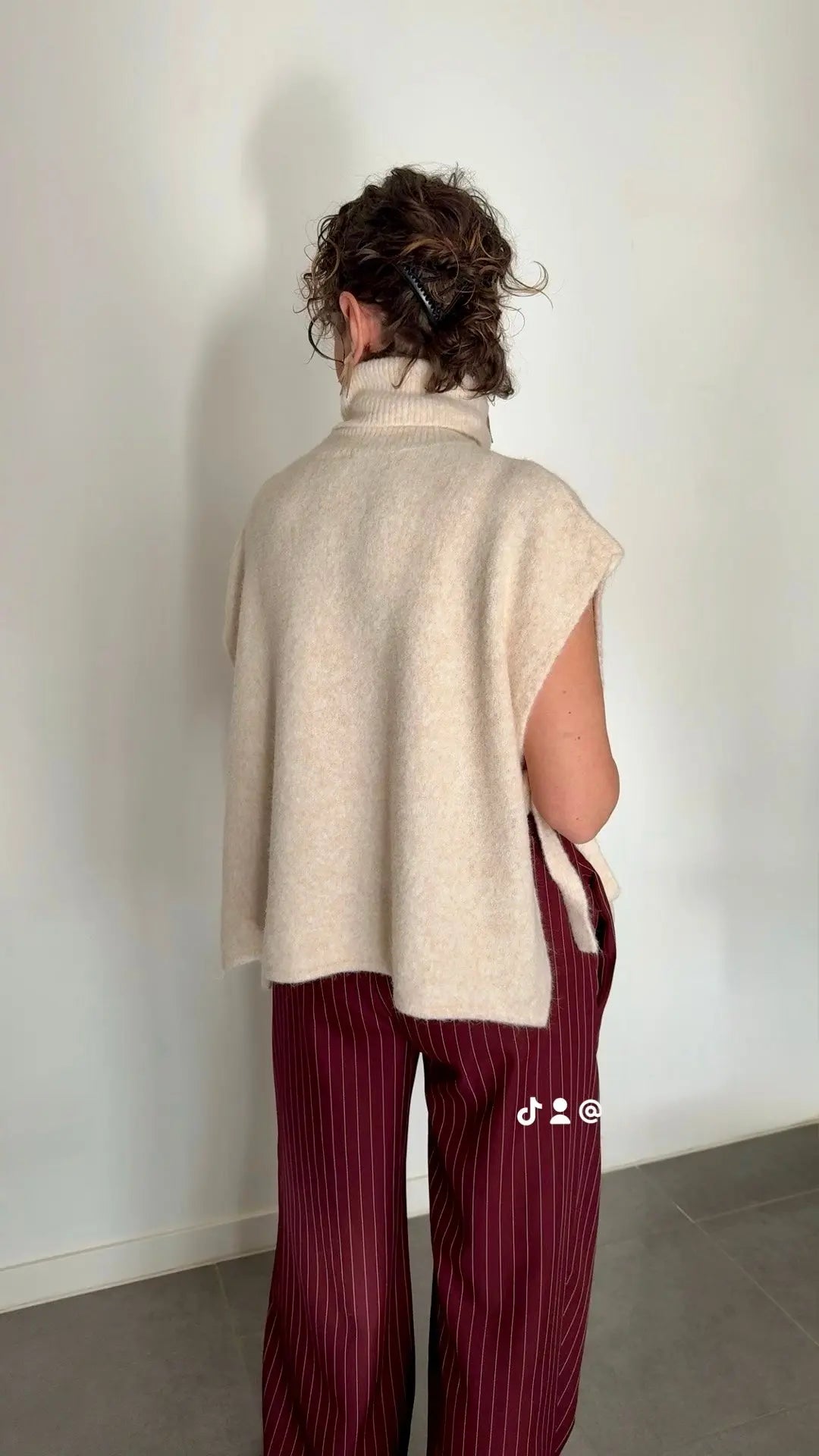 Pull sans manches Jacqueline Amaryllis