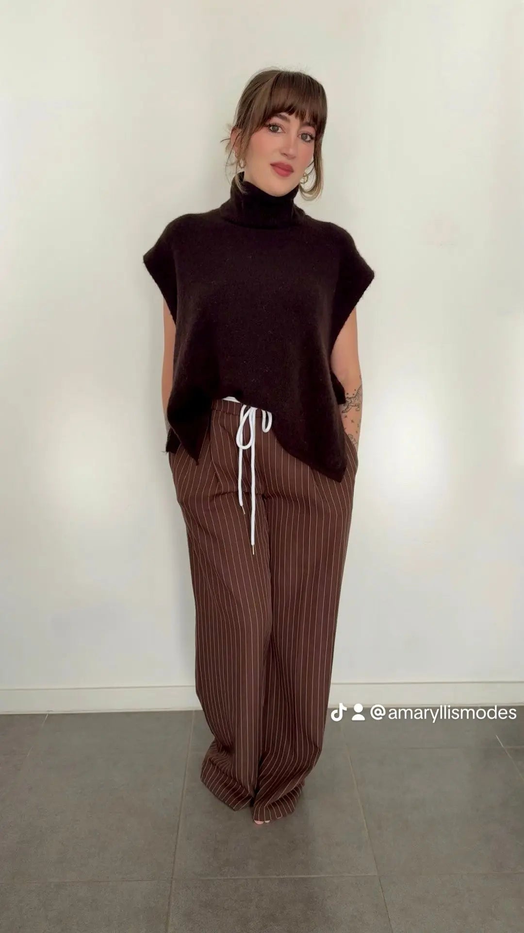 Pull sans manches Jacqueline Amaryllis