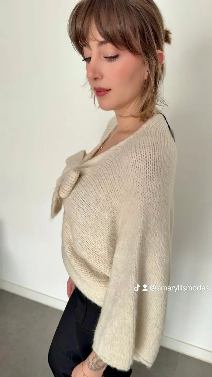 Pull nœud Marie-Claude Amaryllis