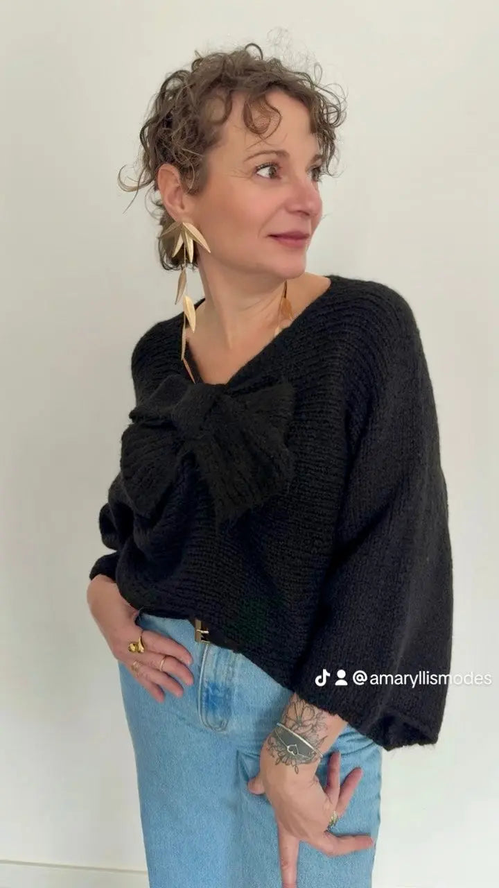 Pull nœud Marie-Claude Amaryllis