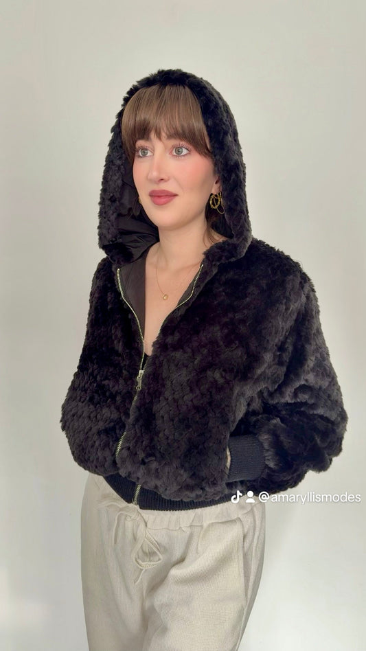 Veste fourrure Damaris Amaryllis